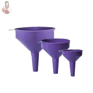 Kit Funil De Plástico Com 3pçs - Número 1,2,3