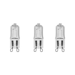 Kit 3 Lâmpadas Halógena G-9 para Fogões e Fornos Elétricos 25W 220V 