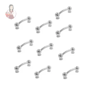 Kit Com 10 Puxador Alça Caneca 64mm Cromado para Móveis