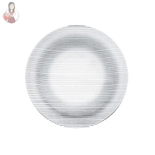 Conjunto 6 Pratos Fundos Vidro Diamante Duralex - Transparente