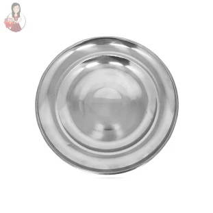 Prato Fundo Aço Inox 24 Cm P/ Creche Escola 