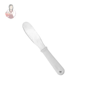 Espátula Aço Inox C/ Serra Corta/Passa Manteiga Patê Geleia