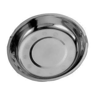 Prato Fundo1un em Aço Inox 23Cm Resistente Kehome