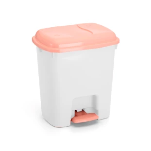 Lixeira Plástica Com Pedal 14 Litros Retangular Multiuso 