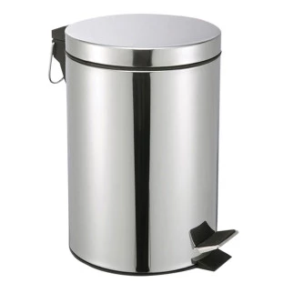 Lixeira Inox com Pedal 3 Litros Cesto Removível