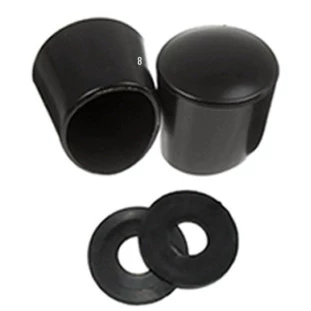 20 Ponteira Pvc 1.1/4 Polegada C/Arruela P/Cadeira Mesa 3,2 Cm