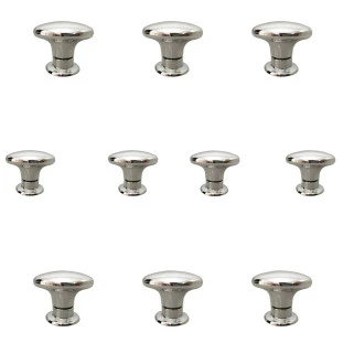 Kit 10 Puxador Oval Cromado Pequeno Com Parafuso De Fixação.jpg