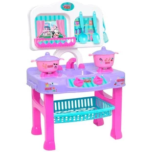 Brinquedo Cozinha Infantil Panelinhas Fogãozinho Da Minnie