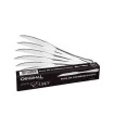 Kit 12 Facas De Mesa Para Churrasco Inox Euro Original Line