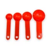 Jogo De Colheres Medidoras Plástico 4pçs Cozinha Colors