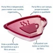 Porta Filtro Para Café Em Plástico 850 ml Plasutil Com Tampa