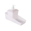 Conjunto para Porta Detergente e Esponja em Plástico 
