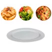 Travessa Bandeja Rasa De Melamina Branca Oval 35 cm sakes
