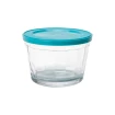 Tigela Bowl Americano De Vidro C/ Tampa Plástica 350ml Nadir