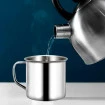 Caneca Leiteira Fervedor Aço Inox Com Alça Kehome Multiuso