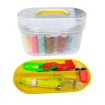 Kit Agulheiro Com Maleta 65pçs Costura Multiuso Viagem