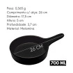 Mini Frigideira Black Gourmet Redonda De Melamina Hauskraft