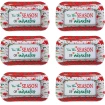 Kit Com 6 Mini Travessas De Metal Para Mesa Natalina 18,5cm