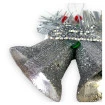 Sino Merry Glitter Com 2pçs Natalino Decoração Enfeite Natal
