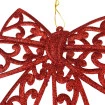 Laço Glitter Vazado Para Decoração Enfeite Árvore De Natal