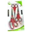 Kit 3 Tesouras Coloridas Multiuso 5"/ 7"/ 7,5" Para Cozinha