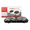 Fogareiro Fogão Elétrico 2Bocas 2000w Portátil Color Camping