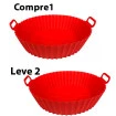 Forma Para Air Fryer Compre 1 Leve 2 Redonda 20cm Lavavél 