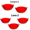 Forma Para Air Fryer Compre 2 Leve 3 Redonda 20cm Lavavél 