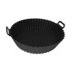 Forma Silicone Para Air Fryer Antiaderente 20cm Redonda 