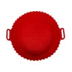 Forma Silicone Para Air Fryer Antiaderente 20cm Redonda 