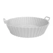 Forma Silicone Para Air Fryer Antiaderente 20cm Redonda 
