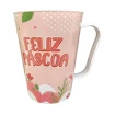 Caneca Plástico Feliz Páscoa 430ml Presente Lembrancinha