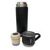 Garrafa Térmica 500ml Inox Tampa Xícara Multiuso Portátil