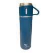 Garrafa Térmica 500ml Inox Tampa Xícara Multiuso Portátil