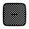 Tapete Quadrada Silicone Para Air Fryer 18,5cm Reutilizável
