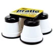Jogo Com 4 Pés Para Fogão Geladeira E Freezer Cor Branca