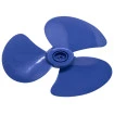 Helice Mondial Line 30cm 3 Pás Azul.
