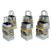 Kit Com 6 Mini Ralador 4 Faces Aço Inox Original