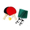 Kit Ping Pong 2 Raquetes 3 Bolinhas com Rede