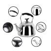 Chaleira Inox C/ Tampa de Segurança 2,5L
