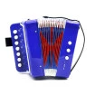 Mini Acordeon Sanfona Infantil 7 Botões 3 baixos