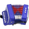 Mini Acordeon Sanfona Infantil 7 Botões 3 baixos