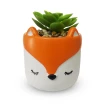 Jogo Com 4 Mini Vaso Decorativo Com Suculenta Artificial