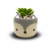 Jogo Com 4 Mini Vaso Decorativo Com Suculenta Artificial