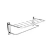 Suporte Para Toalhas e Panos em Inox 36x19cm Toalheiro