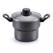 Mini Cuscuzeira Antiaderente Com Tampa De Vidro N°14