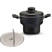 Cuscuzeiro N°16 Antiaderente Linha Black