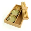 Kit Sushi 6 Peça Tigela Oriental Japones Hashi Bambu