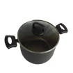 Caldeirão Enjoy Antiaderente Teflon Tampa De Vidro 22cm