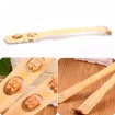  Massageador Mãozinha Para Costas Manual de Bambu 2Pç